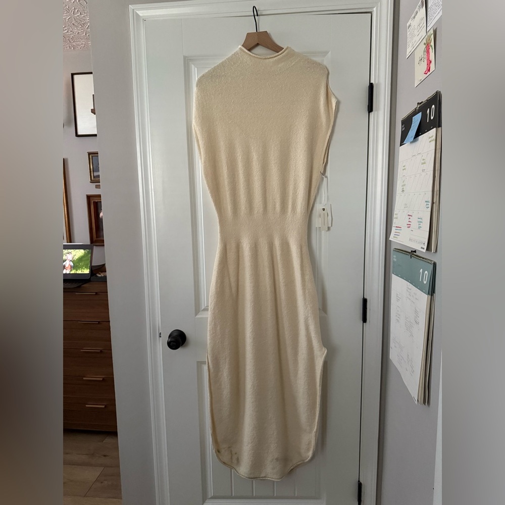 Chic Cream Midi Dress